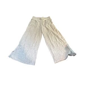 Lululemon Wide-Leg Gray velour Pants flawed but comfy Rare 10